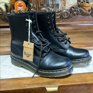 Dr. Martens Black Leather Boots